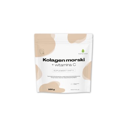 kolagen morski + witamina c naturove 100g front