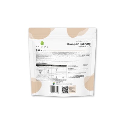 Kolagen morski + witamina c naturove 500g back