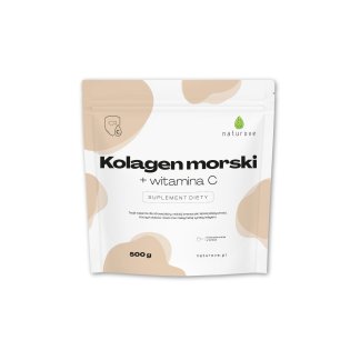 Kolagen morski + witamina c naturove 500g front