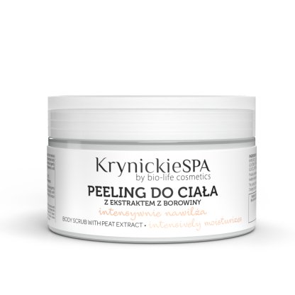 Peeling cukrowy do ciała z ekstraktem z borowiny KrynickieSPA 280g - Image 2